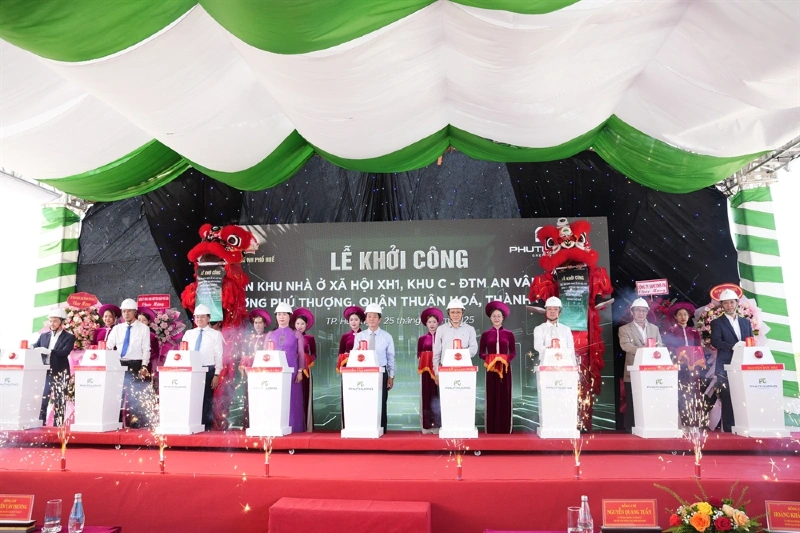 Khởi công Dự án nhà ở xã hội tại khu đất XH1 khu C đô thị mới An Vân Dương